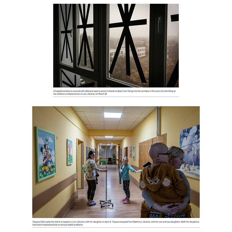 Photo essay | A Children’s Hospital in Wartime. Pediatric patients from all over Ukraine crowd into a single facility 3