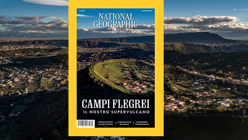 I Campi Flegrei cover di National Geographic