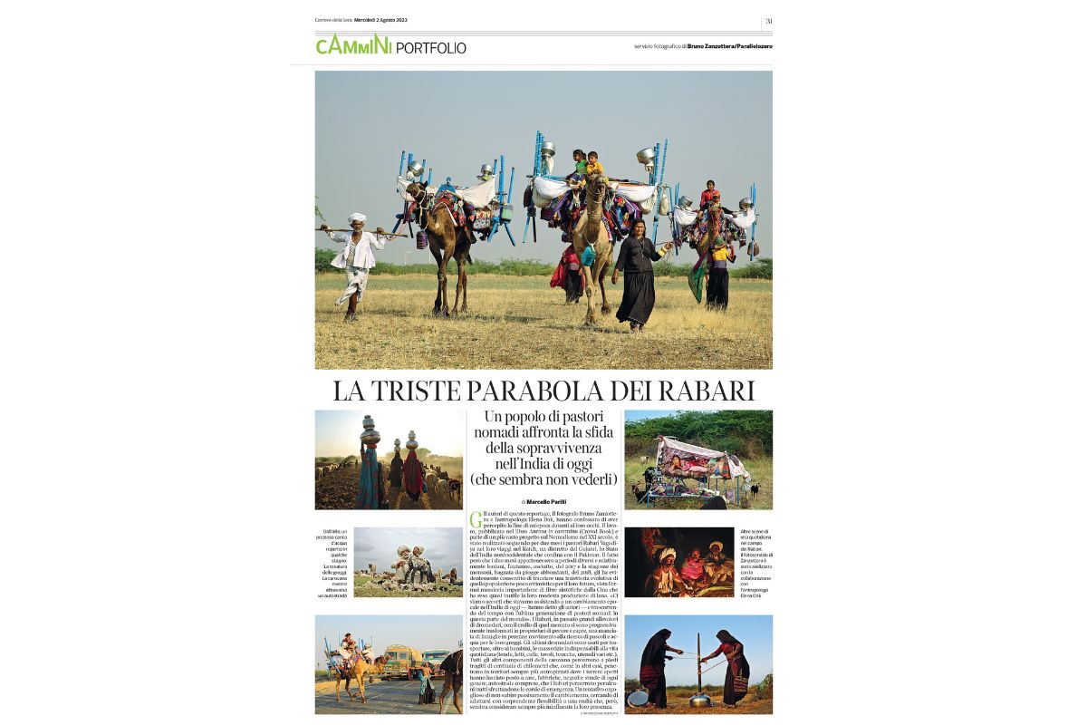 “The Rabari” in Corriere della Sera