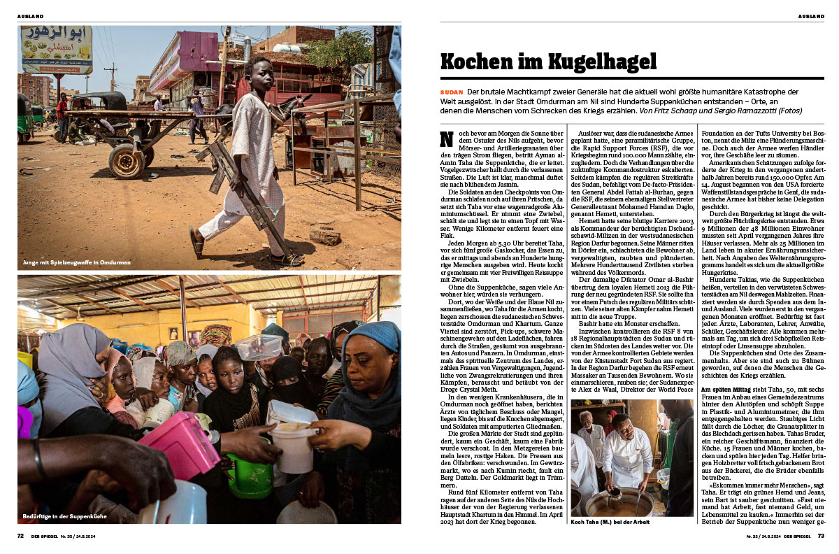 “Krieg im Sudan” in Der Spiegel